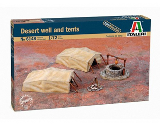Сборная модель Диорама Desert Well and Tents