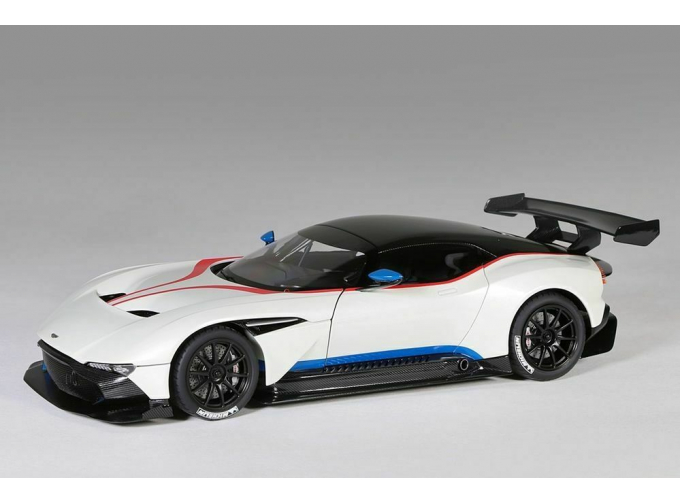 Aston Martin Vulcan - 2015 (stratus white with blue and red stripes)