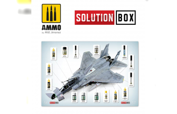 How To Paint USAF Navy Grey Fighters Solution Book (Multilingual)