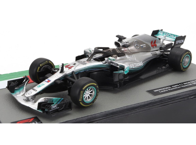 MERCEDES-BENZ  GP F1  W09 Eq Power Amg Petronas Motorsports №44 World Champion Spanish GP (2018) Lewis Hamilton, Silver Black
