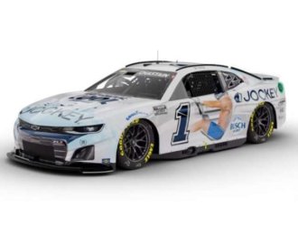 Chevrolet #1 Ross Chastain *Jockey Infinite Cool* white/blue 2024