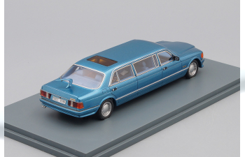 MERCEDES-BENZ S-Class W126 Stretch-Limousine (1990), blue metallic