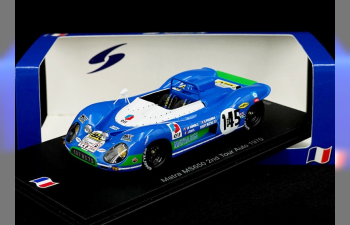 MATRA SIMCA Ms650 Spider №145 2nd Tour Auto (1970) H.pescarolo - J.p.Jabouille - J.rives, Light Blue White