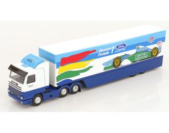 SCANIA 143M 500 Benetton Ford F1 race transporter (1994)