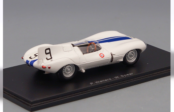 Jaguar D No.9 Le Mans P. Walters - W. Spear (1955), white