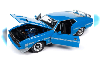 FORD Mustang Mach 1 (1972), blue silver