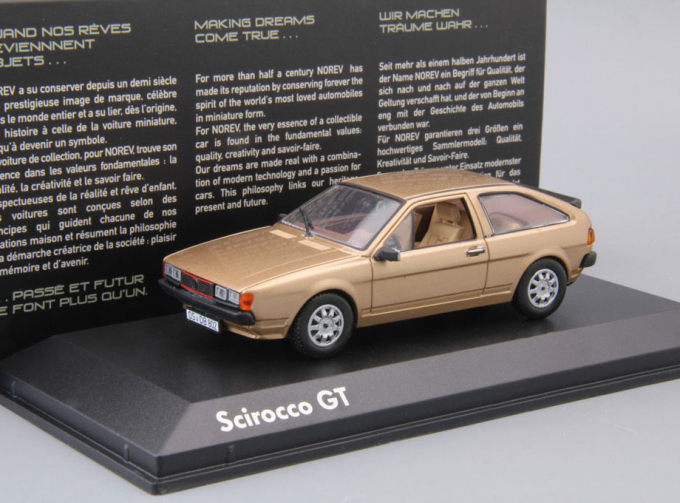 VOLKSWAGEN Scirocco GT, gold