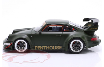 PORSCHE 911 (964) RWB Rauh-Welt "Penthouse" (2025), khaki green
