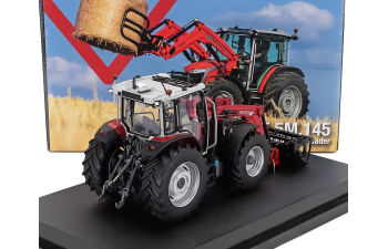 MASSEY FERGUSON 5m.145 Tractor With Fron Loader (2020, Red Black