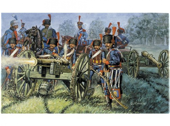 Сборная модель солдаты French Line / Guard Aertillery (NAP.WARS)