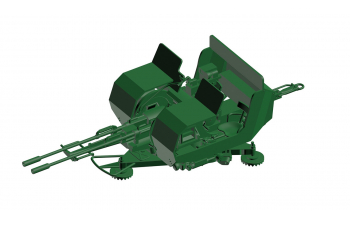 Сборная модель ЗУ-23-2М вариант для установки в кузов