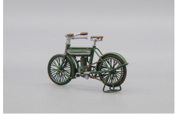 мотоцикл "Россия" 1902-1908 гг с подножкой/ 1/35