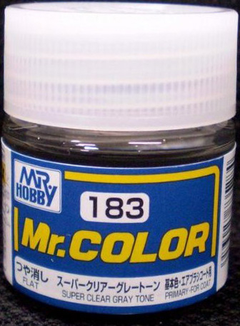 Краска эмалевая SUPER CLEAR GRAY TONE 10мл