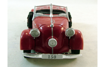 MERCEDES-BENZ 150 Sport Roadster (1935), Mercedes-Benz Offizielle Modell-Sammlung 17, красный