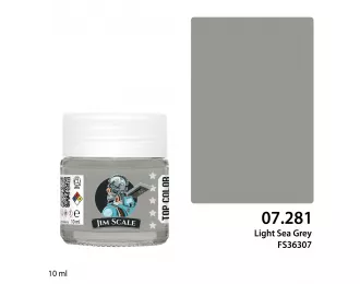 Краска спиртовая краска для сборных моделей Jim Scale: Light Sea Gray FS36307, 10мл