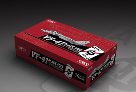Сборная модель US Navy F-14A VF-41 Black Aces