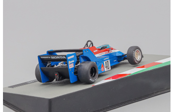 SPIRIT F1 201 Honda N40 Season (1983) Stefan Johansson, blue / red