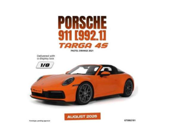 PORSCHE 911 (992.1) Targa 4S (2021), pastel orange