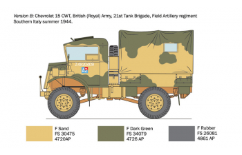 Сборная модель CHEVROLET 15CWT TRUCK