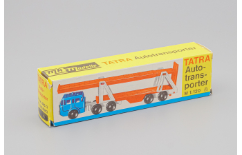 TATRA Autotransporter, blue / red