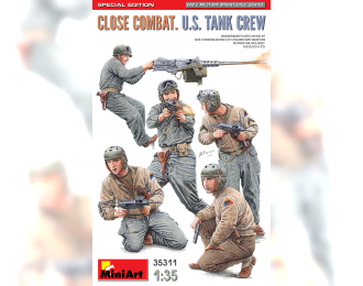 Сборная модель Close Combat. U.S. Tank Crew. Special Edition