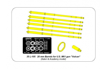 20mm Barrels for U.S. M61 gun "Vulcan"