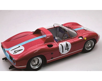 FERRARI 330P 4.0L V12 Spider Team Maranello Concessionaires №14 2nd 24h Le Mans (1964) Jo Bonnier - Graham Hill