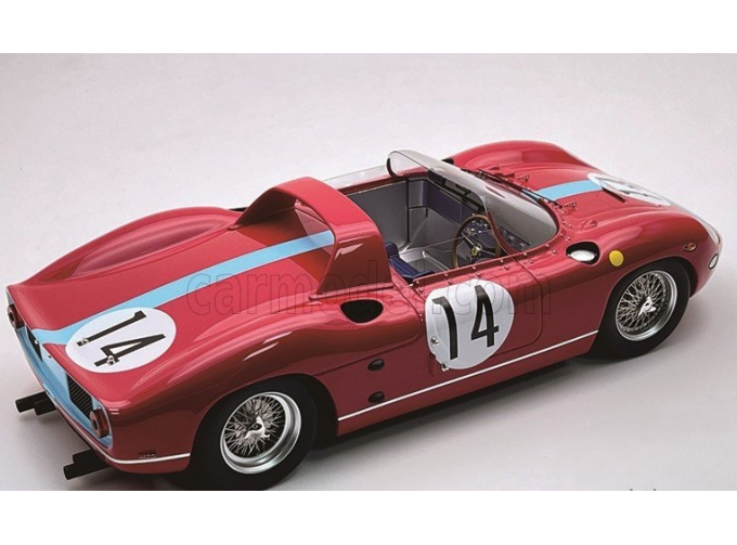 FERRARI 330P 4.0L V12 Spider Team Maranello Concessionaires №14 2nd 24h Le Mans (1964) Jo Bonnier - Graham Hill