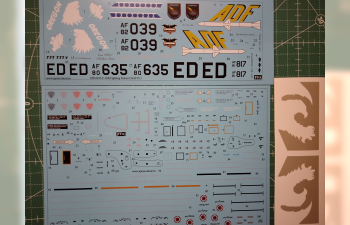 Декаль для F-16B Fighting Falcon USAF Pt.1