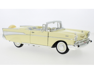 CHEVROLET Bel Air Convertible (1957), light yellow/white