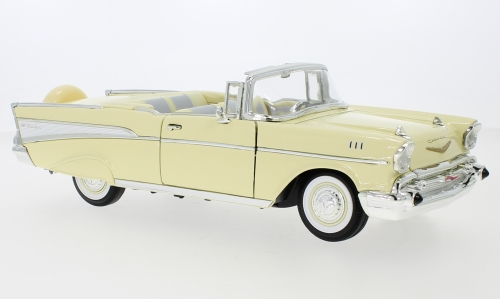 CHEVROLET Bel Air Convertible (1957), light yellow/white