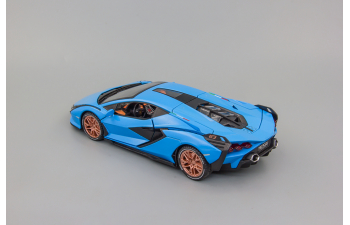 LAMBORGHINI Sián, голубой / чёрный