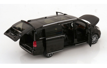 MERCEDES-BENZ V-Klasse L long version, black-metallic