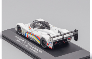 PEUGEOT 905 EV1 G.Brabham-C.Bouchut-E.Helary #3 winner Le Mans (1993), white