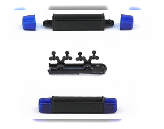 Проблесковые маячки- HELLA, черный/синий