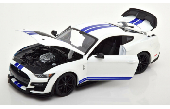 FORD Mustang Shelby GT500 2020 White / Blue