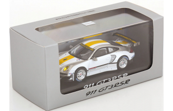 PORSCHE 911 (997) GT3 RSR Presentation car (2012), white grey yellow