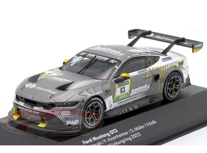 FORD Mustang GT3 №63 Haupt Racing Team / Ford Performance 24h Nuerburgring Hubert Haupt, Patrick Assenheimer, Vincent Kolb, Dirk Müller (2025)