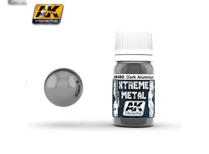 XTREME METAL DARK ALUMINIUM 30мл (металлик тёмный алюминий)