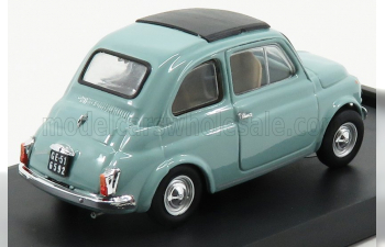 FIAT 500f Tetto Chiuso - Closed 1965, Grigio Garda - Light Blue