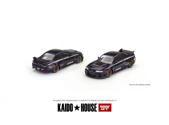 NISSAN Skyline Gt-r (r33) Kaido Works Coupe (2007), Purple