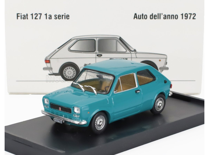 FIAT 127 1-series (1971) - Beige Interior, Verde Lago - Green