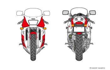Сборная модель YAMAHA Tzr250 (3ma) Motorcycle (1989)