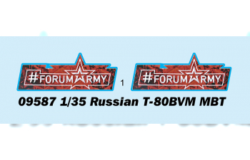 Сборная модель Russian танк Т-80BVM MBT