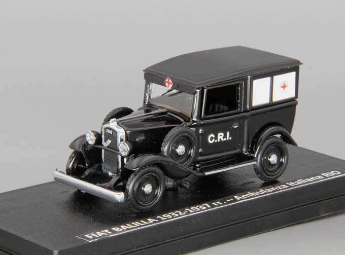 FIAT Balilla Ambulanza Italiana (1932-1937), black