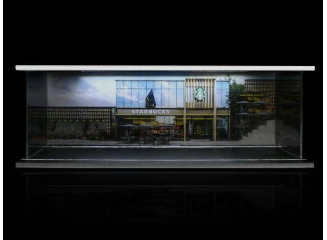 Diorama *Starbucks with light*, various