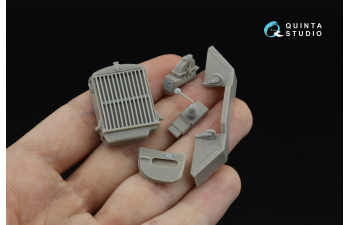 3D Декаль интерьера кабины U.S. Diamond T 968A Cargo truck (open cab)(Mirror Models) (с 3D-печатными