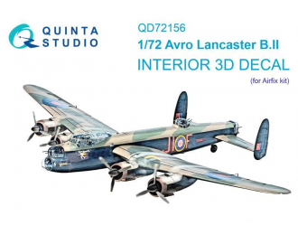 3D Декаль интерьера кабины Avro Lancaster B.II (Airfix)