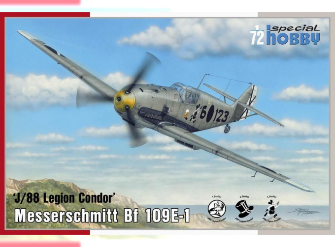 Сборная модель Messerschmitt Bf 109E-1