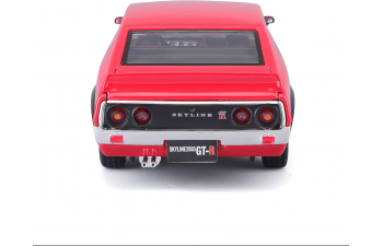 Сборная модель NISSAN Skyline 2000GT-R (KPGC110) (1973), red